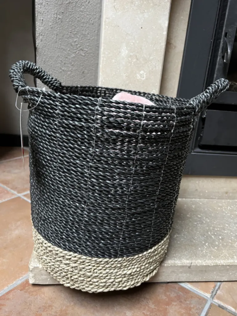 Stevige mand met hengsels zwart 28*38