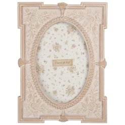 Stijlvolle fotolijst met rozenpatroon roze 10*15