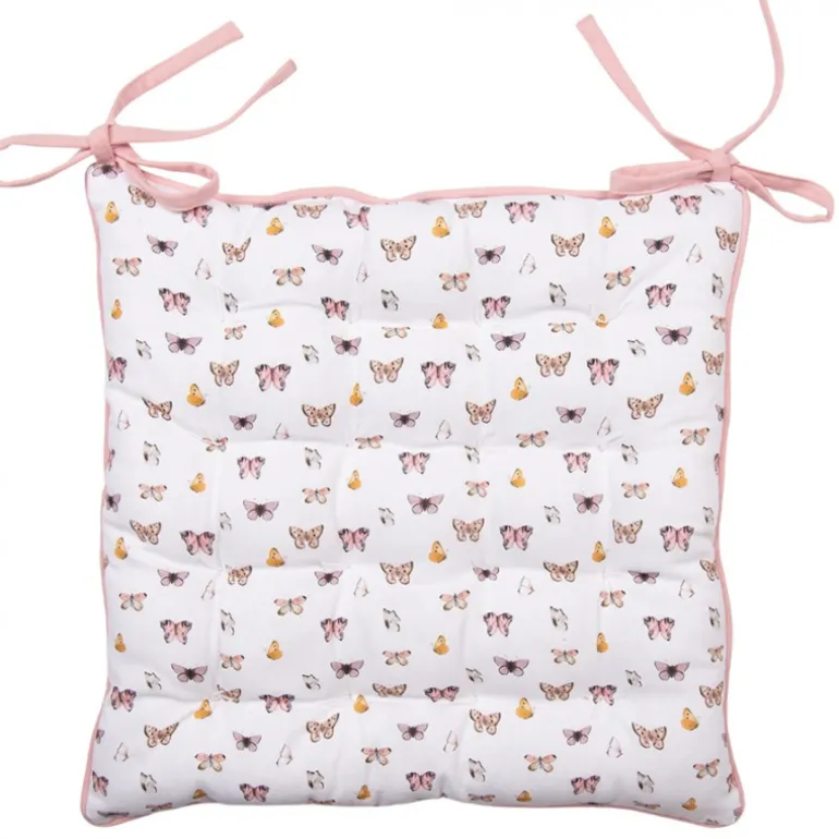 Stoelkussen met foam Butterfly Paradise