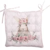 Stoelkussen met foam Floral Easter Bunny