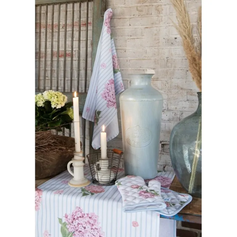 Stoelkussen met foam Hortensia