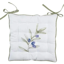 Stoelkussen met foam Olive Fields