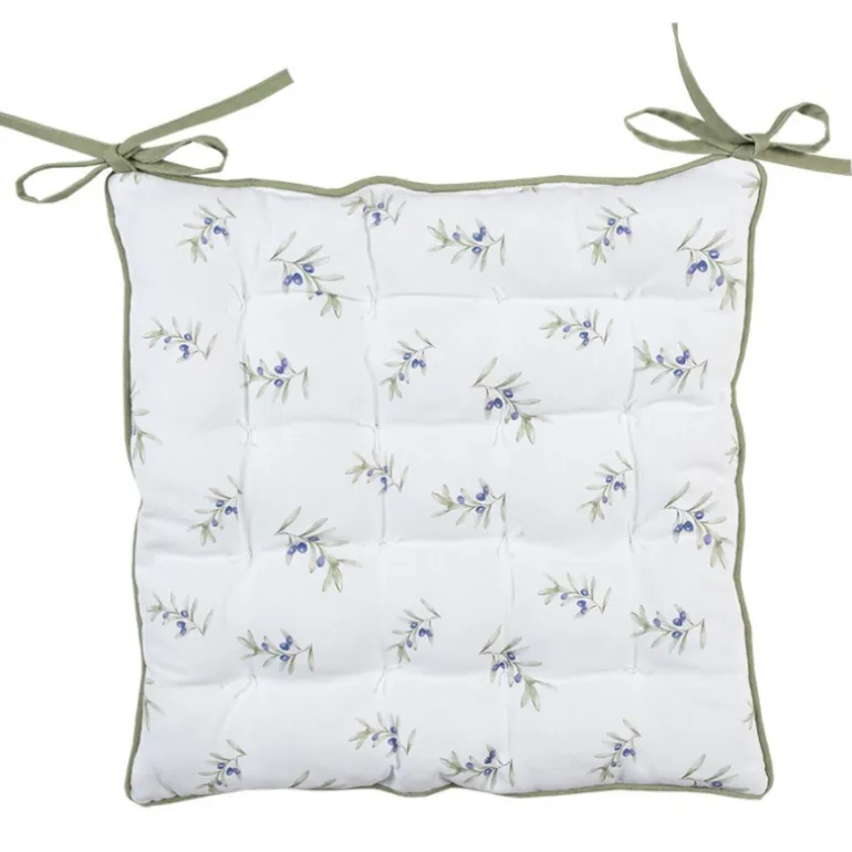 Stoelkussen met foam Olive Fields