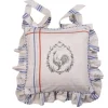 Stoelkussenhoes met ruche Haan Devine French Rooster