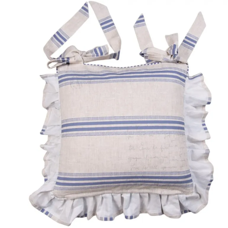 Stoelkussenhoes met ruche Haan Devine French Rooster