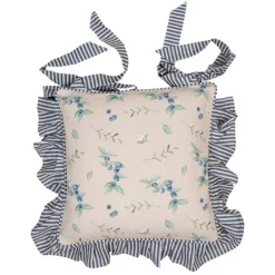 Stoelkussenhoes met ruche Blueberry Fields