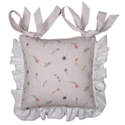 Stoelkussenhoes met ruche Happy Bunny 40*40