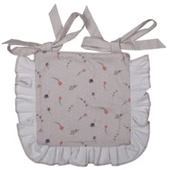 Stoelkussenhoes met ruche Happy Bunny 40*40