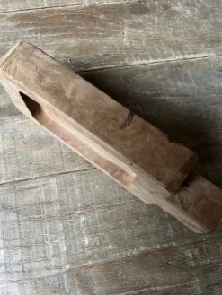 Stoer houten bakje (S) 25*10*4