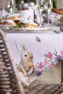 Stoffen placemats (6) Happy Bunny