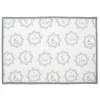 Stoffen placemats (6) wit/grijs kat