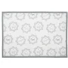 Stoffen placemats (6) wit/grijs hond