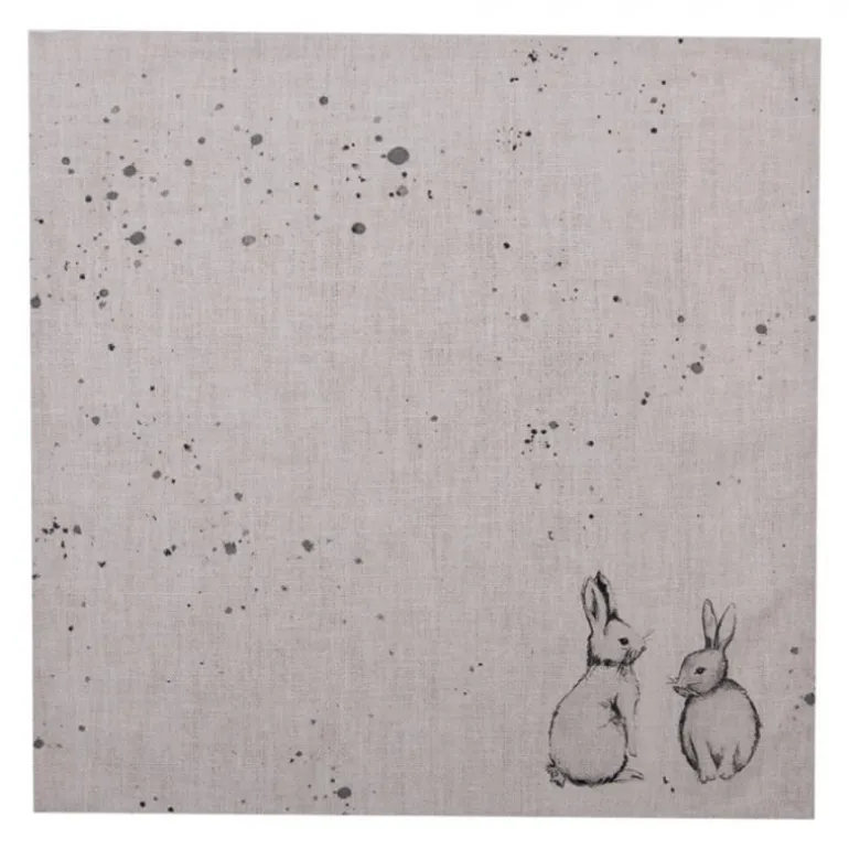 Stoffen servetten (6) Bunny bunnies