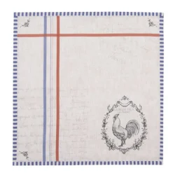 Stoffen servetten (6) Haan Devine French Rooster