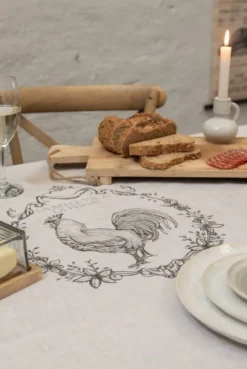 Stoffen servetten (6) Haan Devine French Rooster