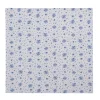 Stoffen servetten (6) roosjes blauw