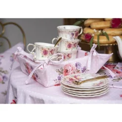 Stoffen servetten Dotty Rose (6)