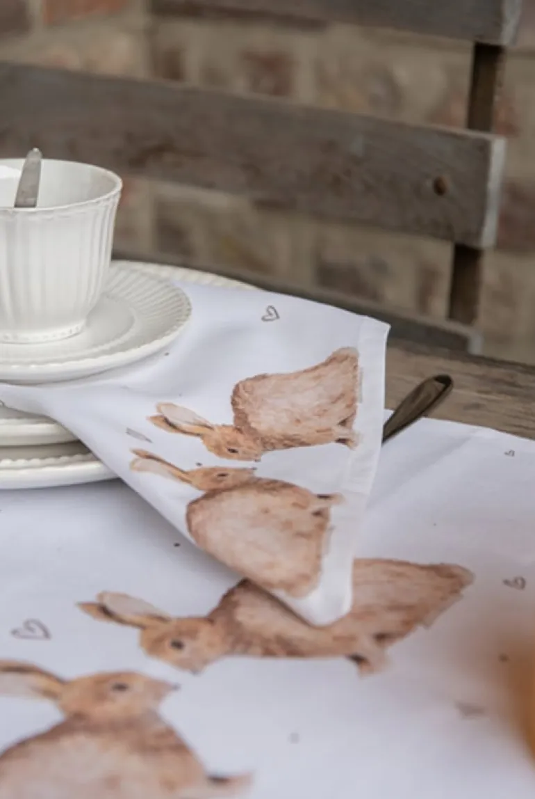 Tafelkleed Bunnies in Love 100*100