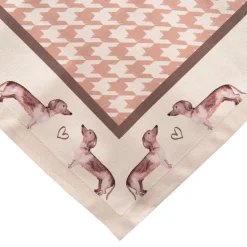 Tafelkleed Dachshund Love 100*100