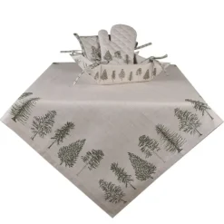Tafelkleed dennenbomen 150*150