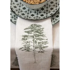 Tafelkleed dennenbomen 150*150