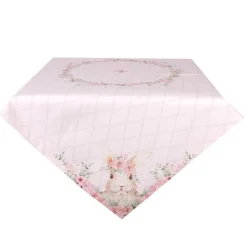 Tafelkleed Floral Easter Bunny 100*100