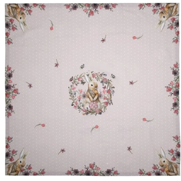 Tafelkleed Happy Bunny 100*100