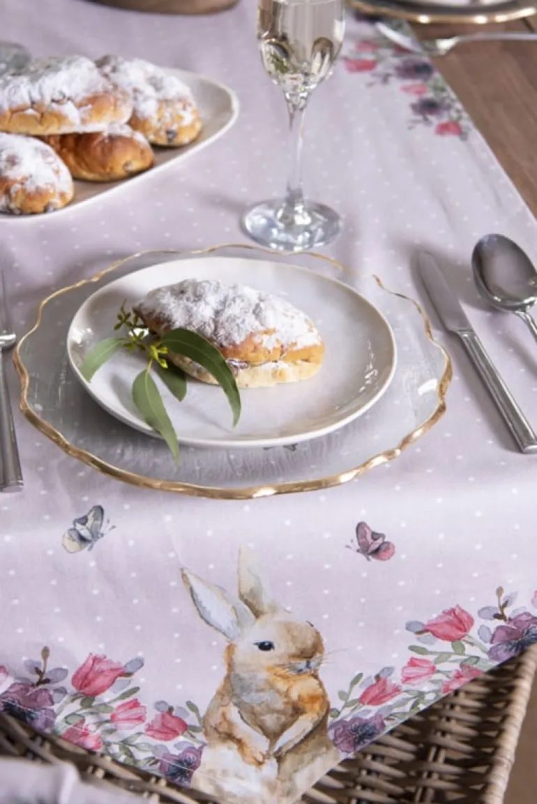 Tafelkleed Happy Bunny 100*100