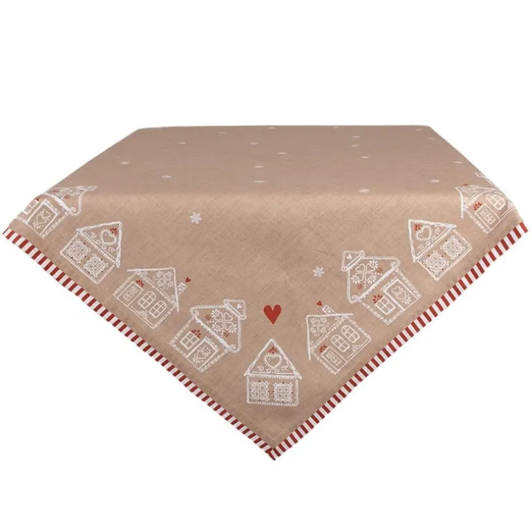 Tafelkleed Kerst Gingerbread 100*100