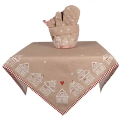 Tafelkleed Kerst Gingerbread 100*100
