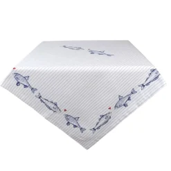 Tafelkleed Sun Sea and Fish 100*100