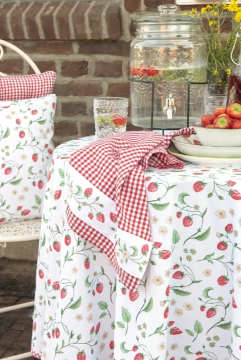 Tafelkleed Wild Strawberries rond 170 cm