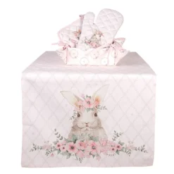 Tafelloper Floral Easter Bunny 50*140