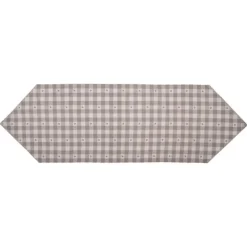 Tafelloper Love It hartjes beige/grijs 50*160