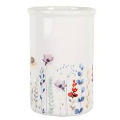 Tandenborstelhouder bloemen en vlinders