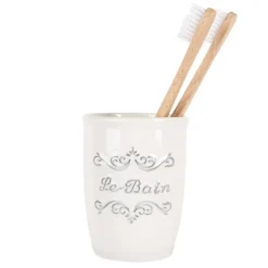 Tandenborstelhouder Le Bain wit/grijs