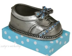 Tandendoosje schoen blauw