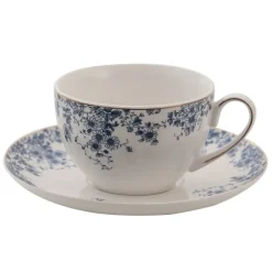 Tea for one blauwe bloemetjes