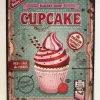 Tekstbord / wandplaat Bakery Shop Cupcake 25*33