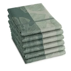 Theedoek Monstera groen