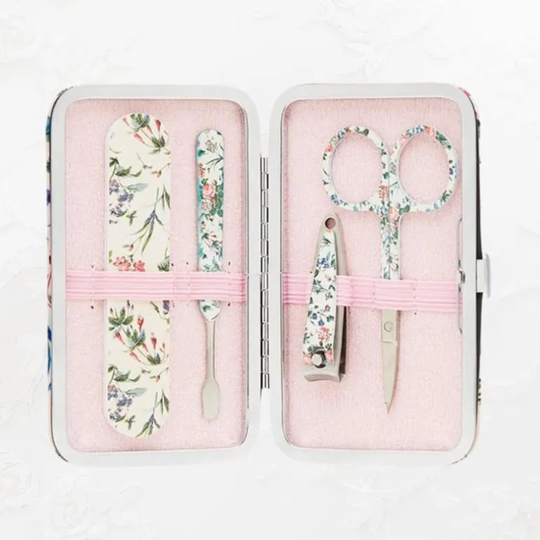 Vintage manicure set roosjes