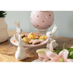 Voorraadpot ei roze 13*25