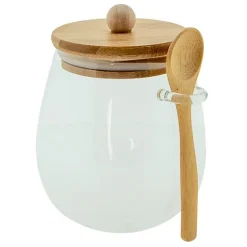 Voorraadpot met houten lepel 660ML