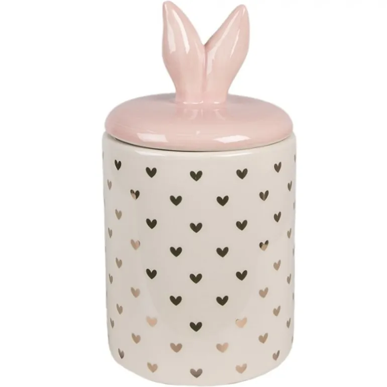 Voorraadpot met konijnen oren 11*20