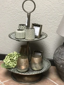 Waxinelichthouder goud 11*14