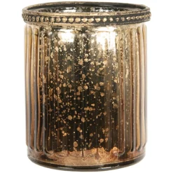 Waxinelichthouder goud/brons 8*9