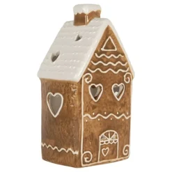 Waxinelichthouder peperkoekhuisje 11*9*21