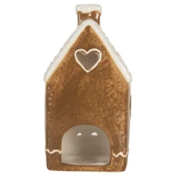 Waxinelichthouder peperkoekhuisje 11*9*21