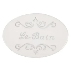 Zeepbakje Le Bain wit/grijs